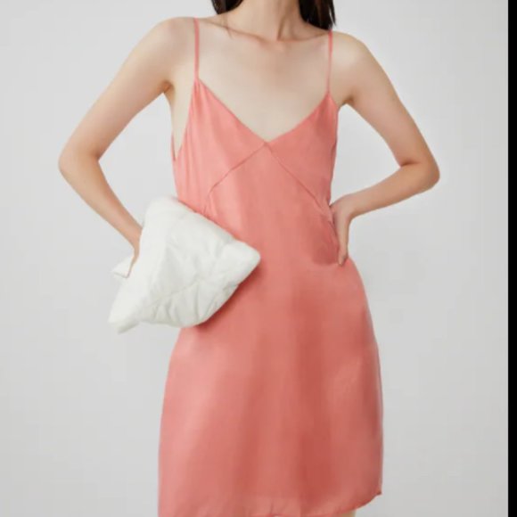 Zara Chic Relaxed Fit Halter Drape Mini Dress Size Medium - Picture 11 of 15